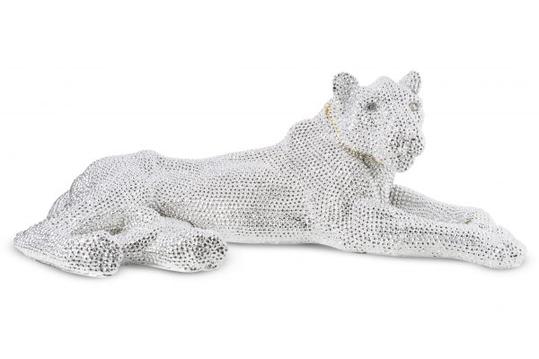 Electroplated Jewel Lying Lion