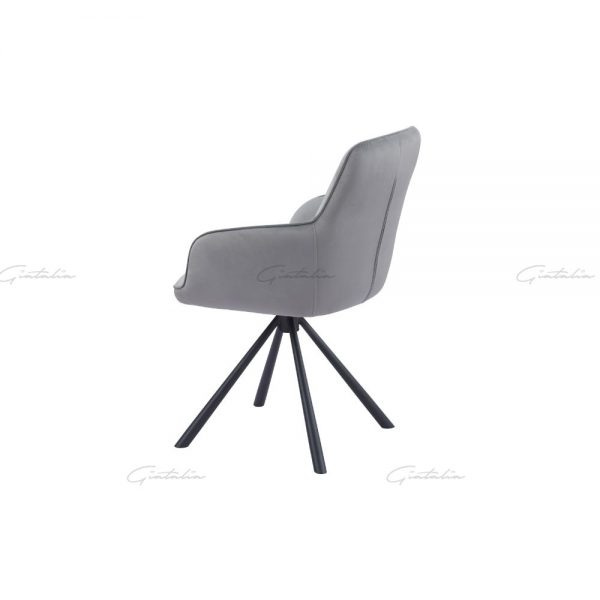 amalia-swivel-arm-chair-grey-back Grey Amalia Swivel Chair