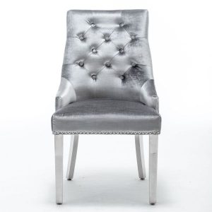 Grey Knightsbridge Knocker Chair