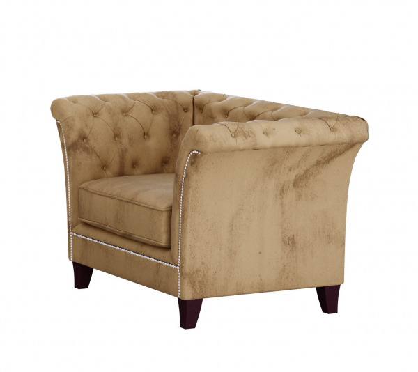1 Riviera 24 bt Gold Derby Sofa