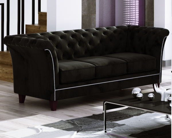 3 Riviera 100 Brown Derby Sofa