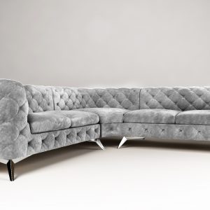 Grey Regency OT Corner Sofa