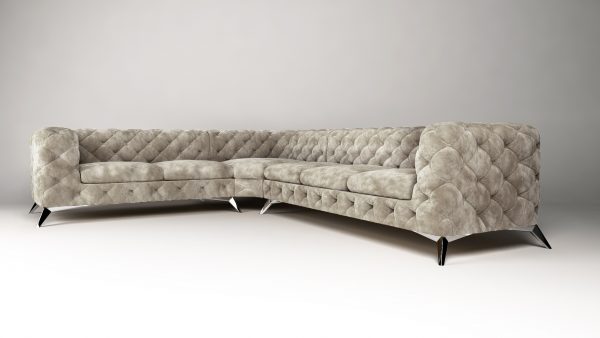 Chelsea 2+E+3 tk. Riviera 21 (2) White Regency OT Corner Sofa