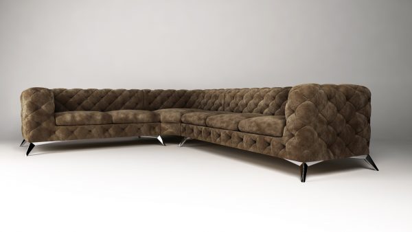 Chelsea 2+E+3 tk. Riviera 26 (2) Brown Regency OT Corner Sofa