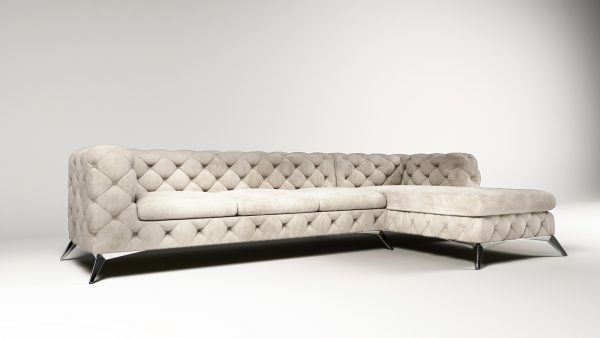 White Regency OT Corner Sofa