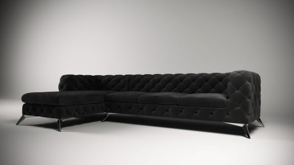 Brown Regency OT Corner Sofa