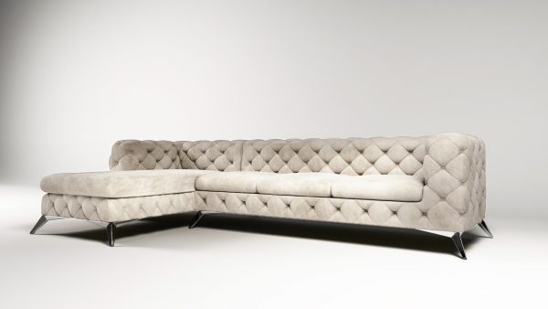 White Regency OT Corner Sofa