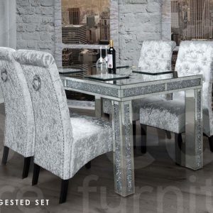 Crushed Glass Dining Table