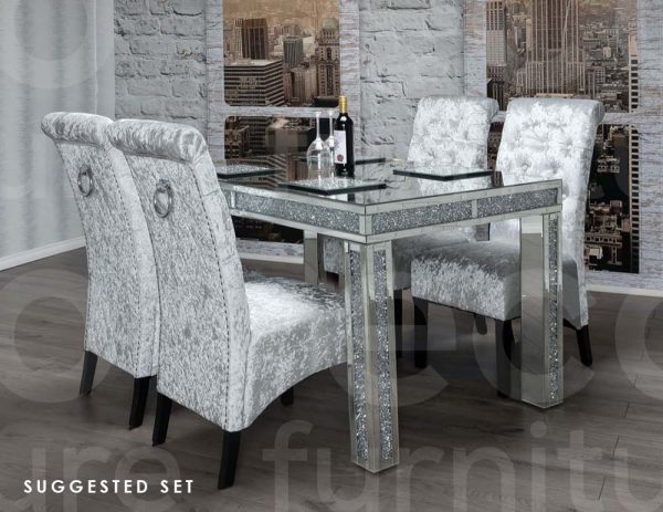 Crushed Glass Dining Table