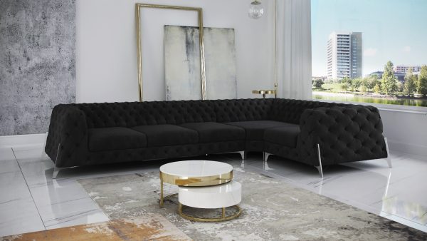 Miami Corner 3C1 Riviera 100 Dark Brown Vegas Corner Sofa