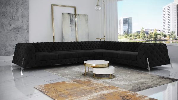 Miami Corner 3C2 Riviera 100 Brown Vegas Corner Sofa