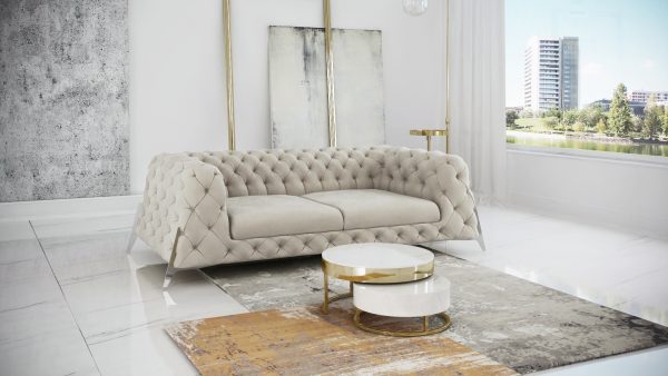 White Vegas Sofa