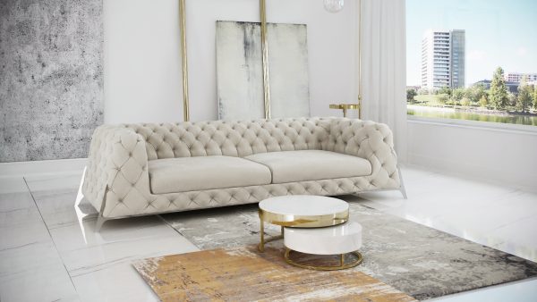 White Vegas Sofa